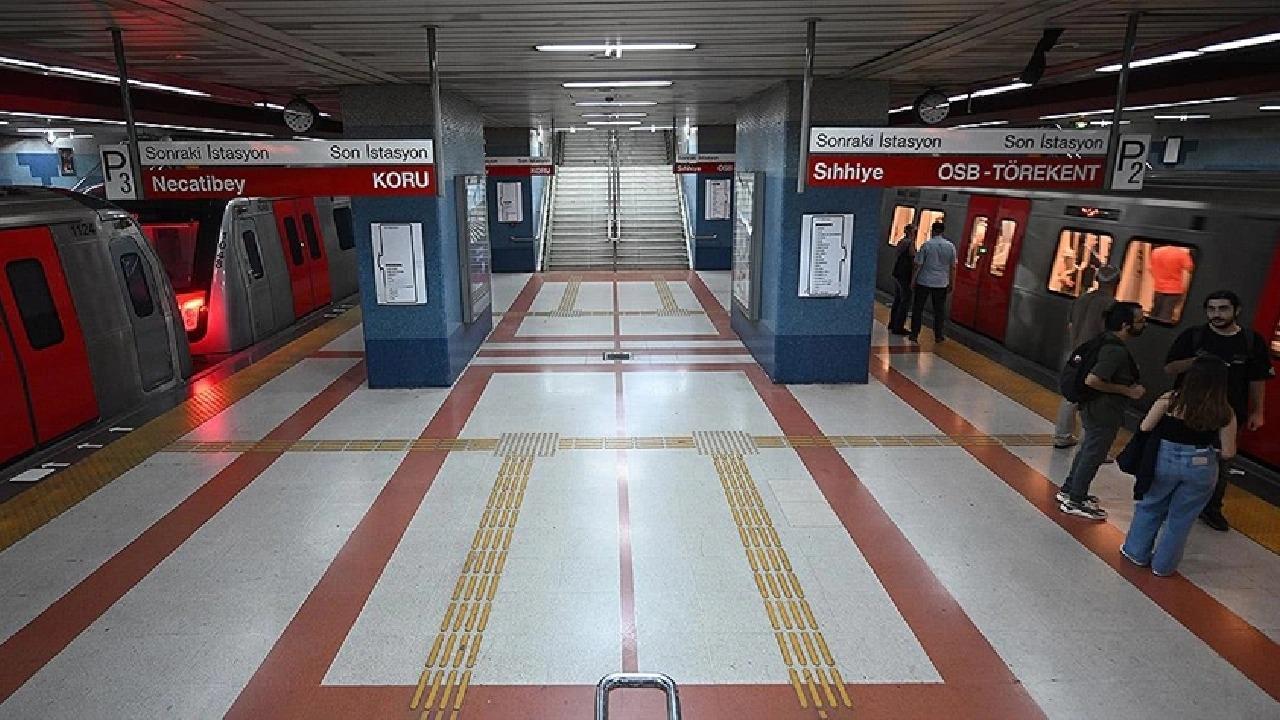 Ankara’da metro seferlerine ‘aşırı sıcak’ engeli
