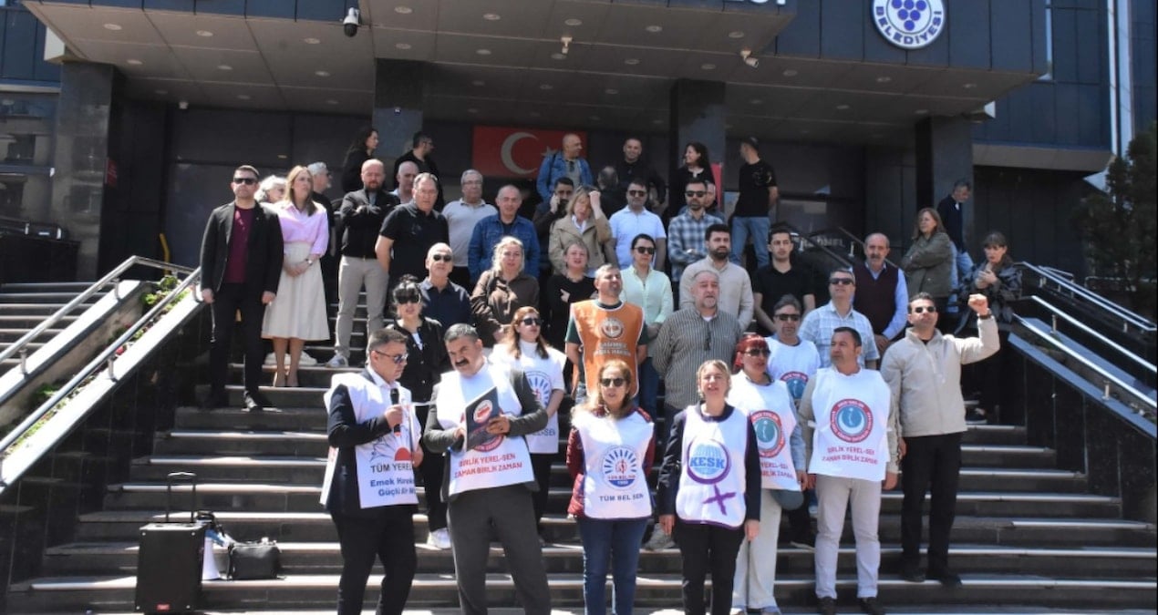 Buca Belediyesi Çalışanlarından İş Bırakma Eylemi